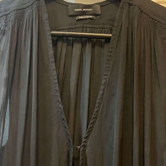 Isabel Marant Black Ruffled Blouse - Picture 3 of 4